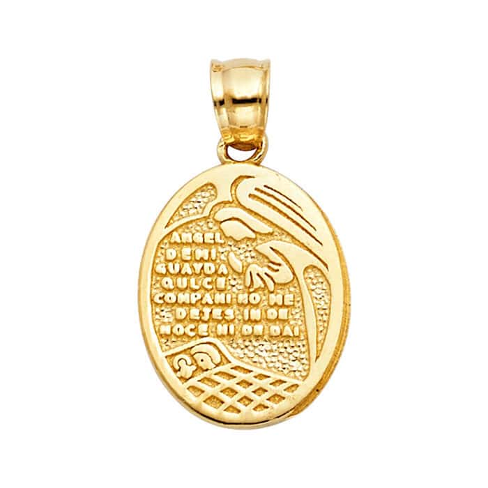 14K Yellow Gold Religious Pendant