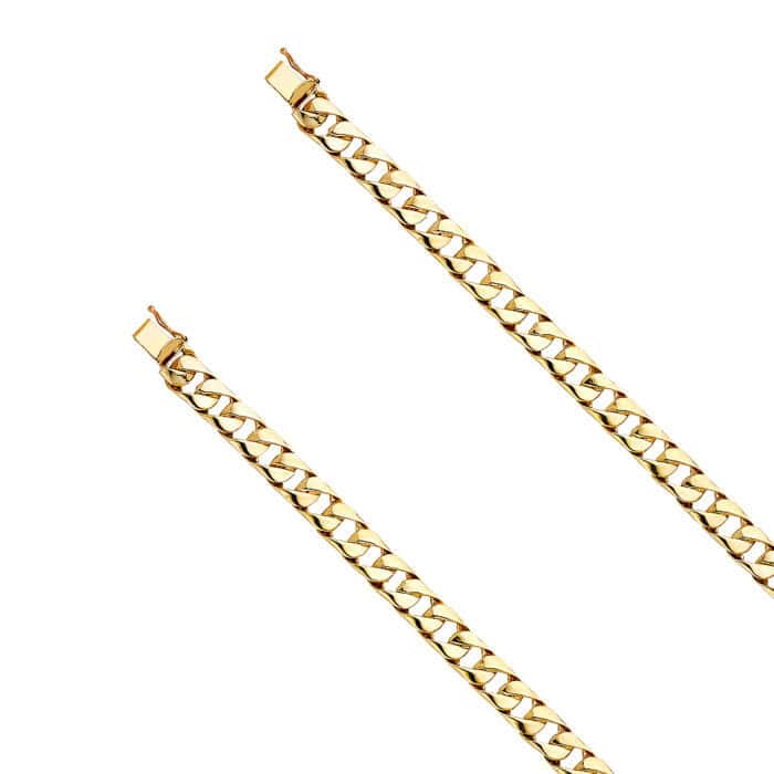 14K Yellow Gold Cuban Link Bracelet - 8.5" - Image 2