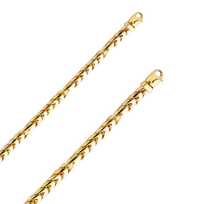 14K Yellow Gold 6.1 mm Assorted Handmade Chain - Image 2