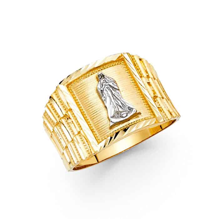 14K Yellow Gold Men's Ring