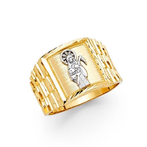 14K Yellow Gold Men's Ring