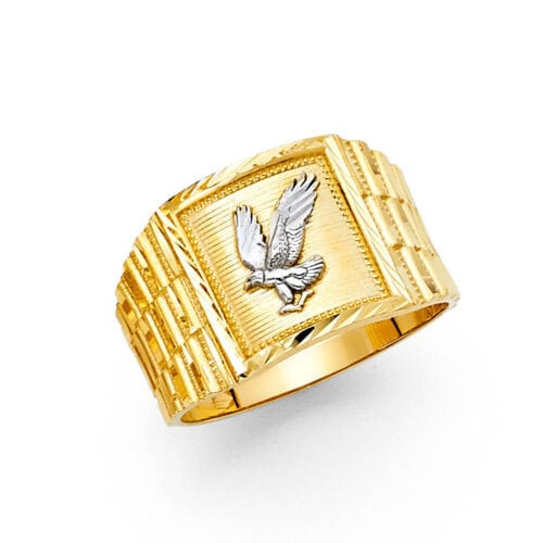 14K Yellow Gold Men's Ring