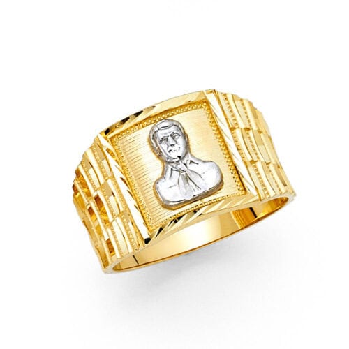 14K Yellow Gold Men's Ring