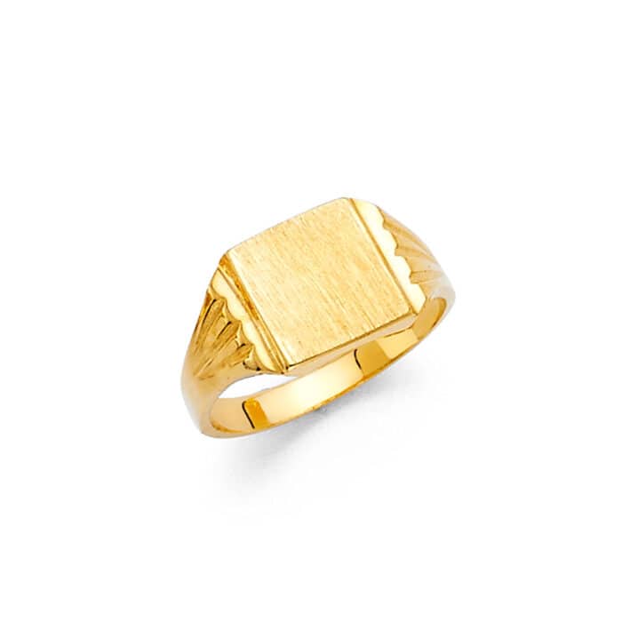 14K Yellow Gold Babies Ring