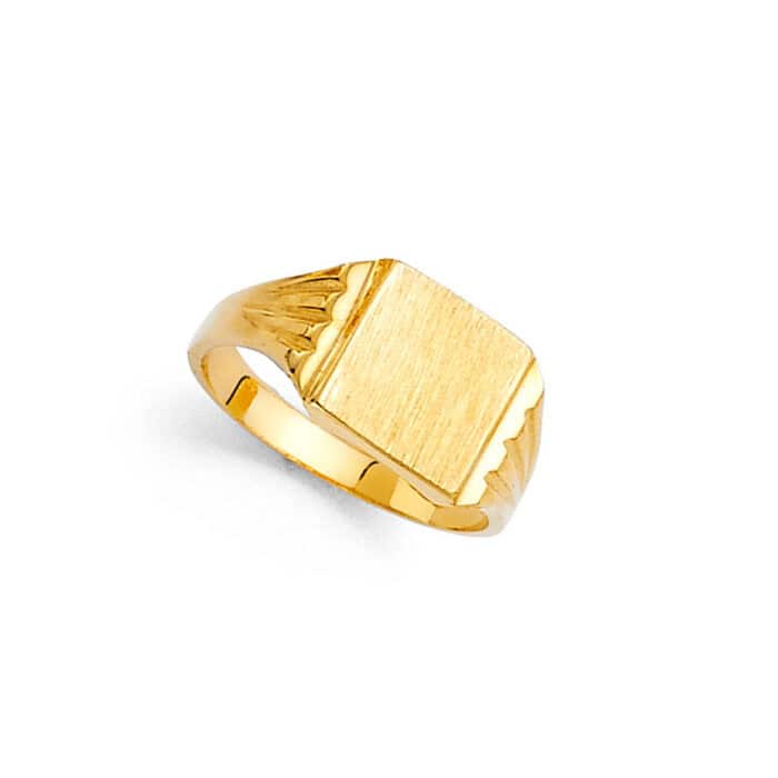 14K Yellow Gold Babies Ring - Image 3