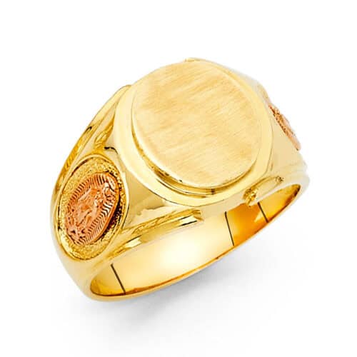 14K Yellow Gold Men's Ring