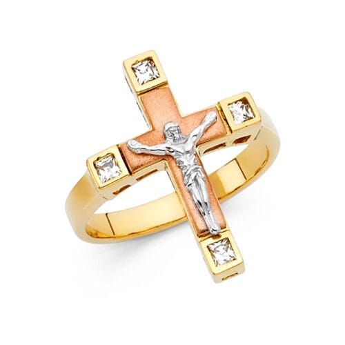 14K Two Tone Gold Lords Prayer