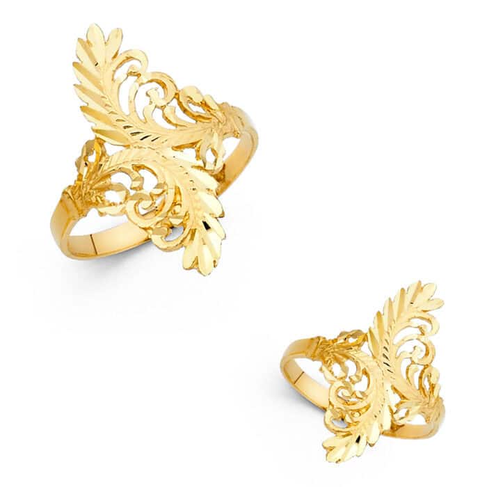 14K Yellow Gold Fancy Ring - Image 3