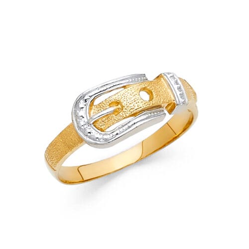 14K Two Tone Gold Fancy Ring