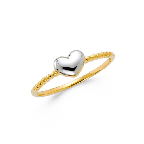 14K Two Tone Gold Fancy Ring