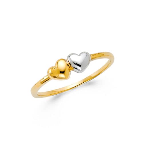 14K Two Tone Gold Fancy Ring
