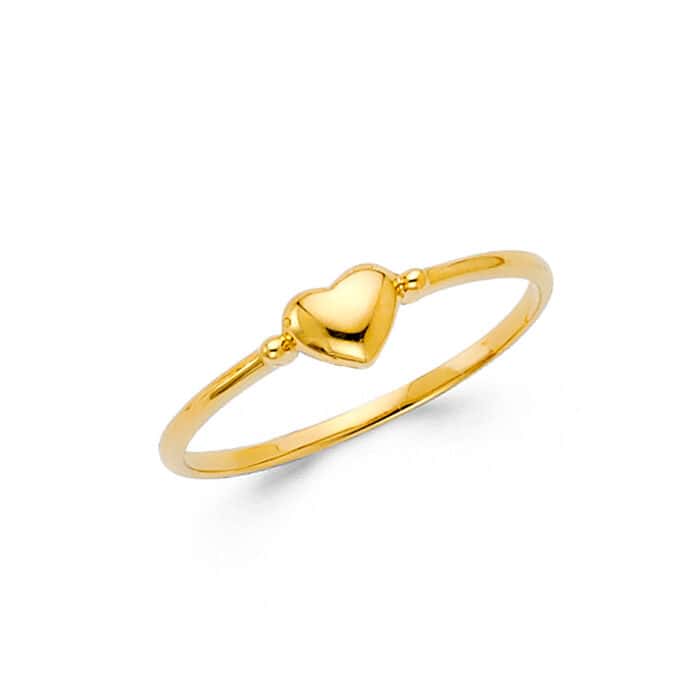 14K Yellow Gold Fancy Cubic Zirconia Ring