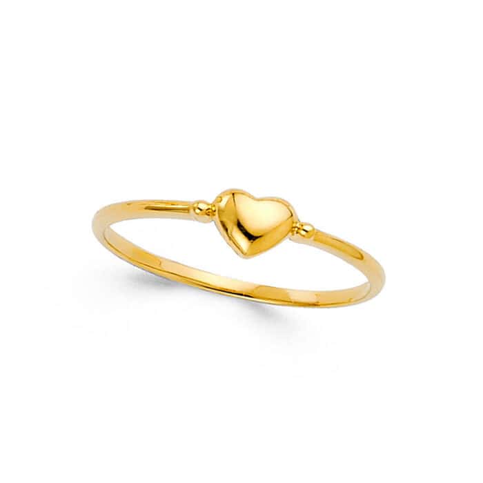 14K Yellow Gold Fancy Cubic Zirconia Ring - Image 2
