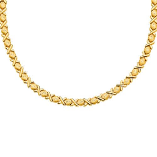 14K Yellow Gold Stampato Necklace