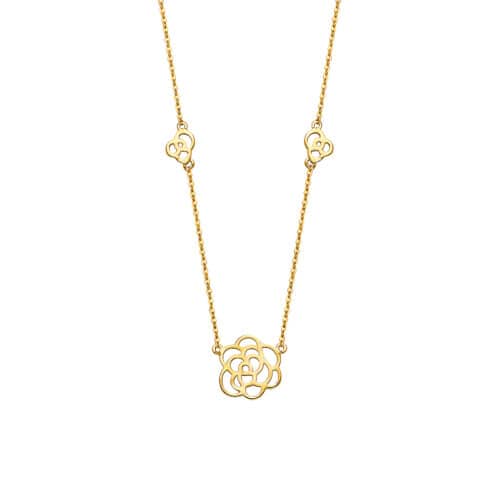 14K Yellow Gold Necklace - 17+1"