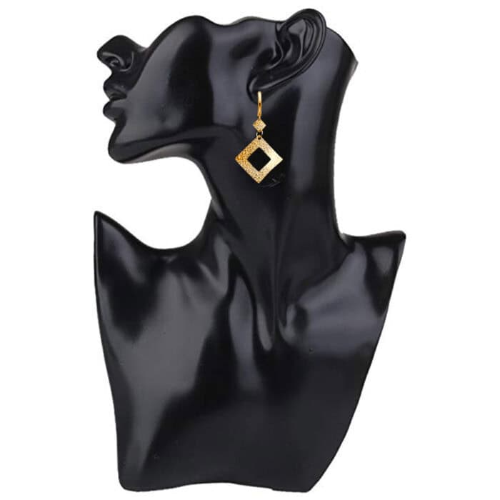 14K Yellow Gold Hanging Earrings - Image 3