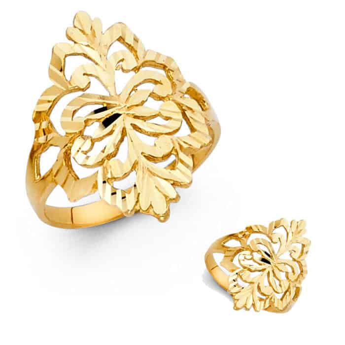 14K Yellow Gold Fancy Ring - Image 3