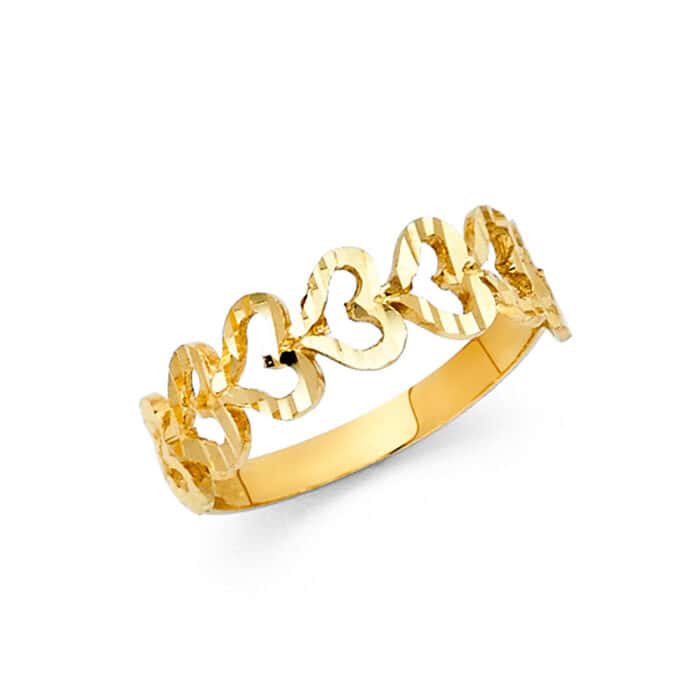 14K Yellow Gold Fancy Ring