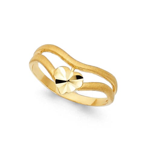 14K Yellow Gold Thumb Ring