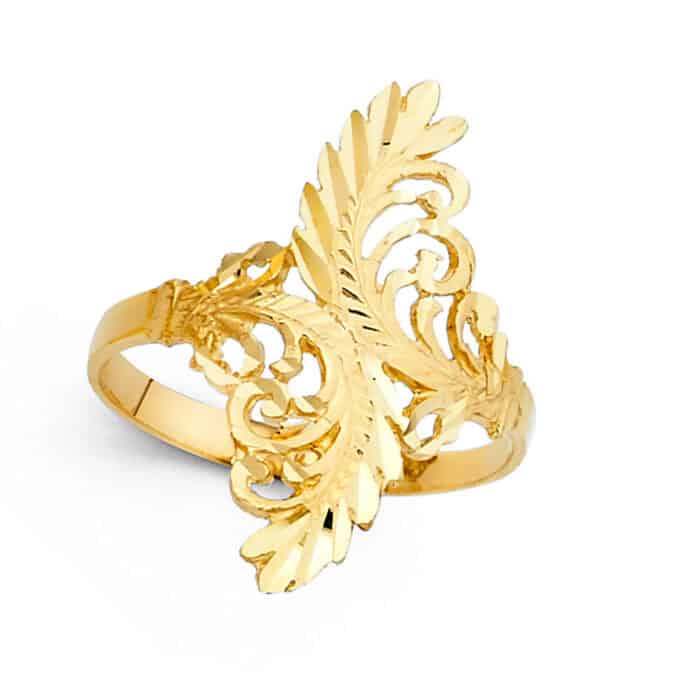 14K Yellow Gold Fancy Ring - Image 2