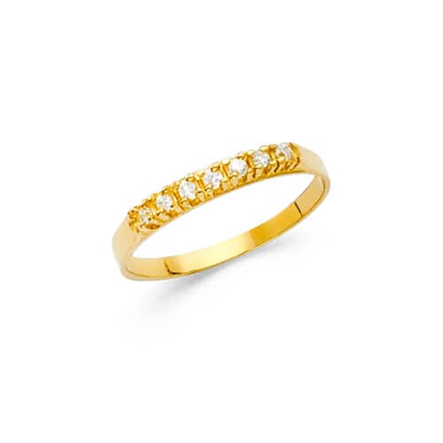 14K Yellow Gold Babies Ring