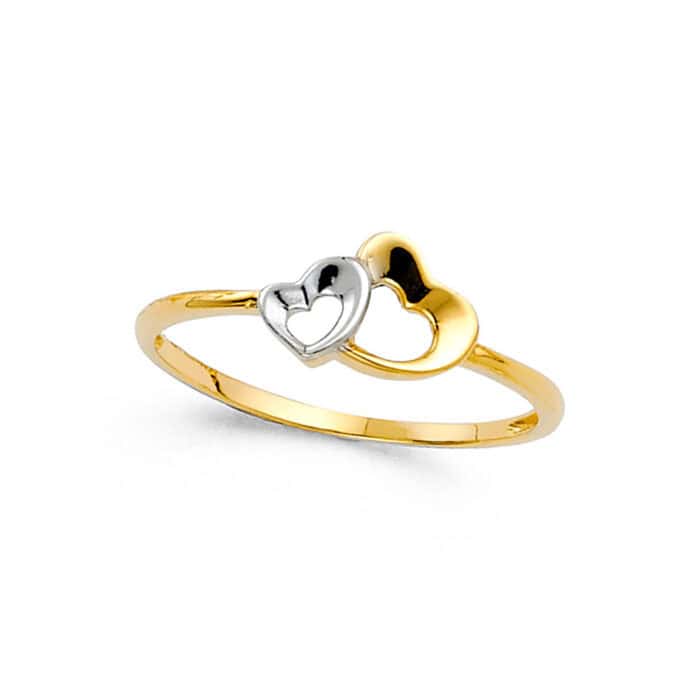 14K Two Tone Gold Fancy Ring - Image 2