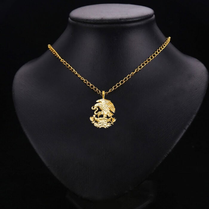 14K Yellow Gold Eagle Pendant - Image 2