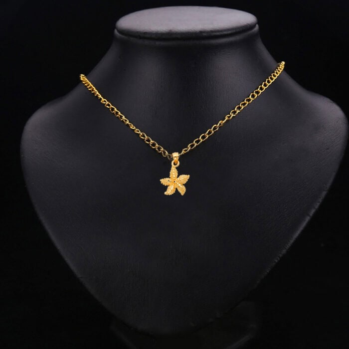 14K Yellow Gold Starfish Pendant - Image 2