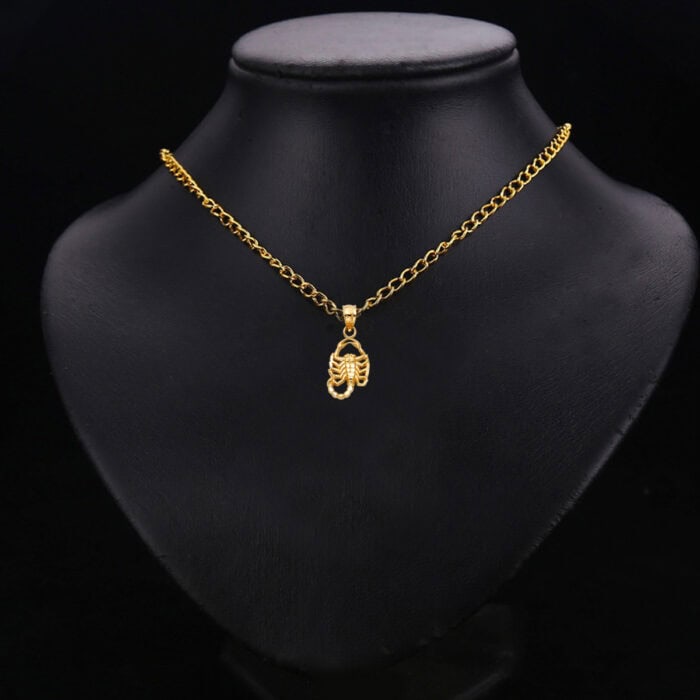 14K Yellow Gold Scorpion Pendant - Image 2