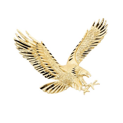 14K Yellow Gold Eagle Pendant