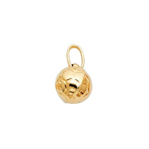 14K Yellow Gold Soccer Ball Pendant