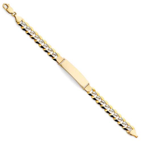 14K Yellow Gold Cuban WP ID Bracelet - 8.5"
