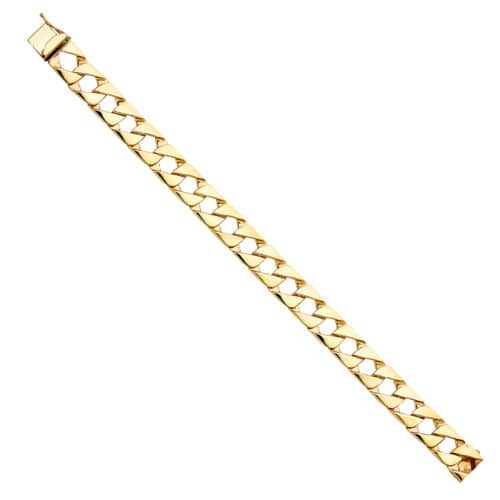 14K Yellow Gold Cuban Link Bracelet - 8.5"