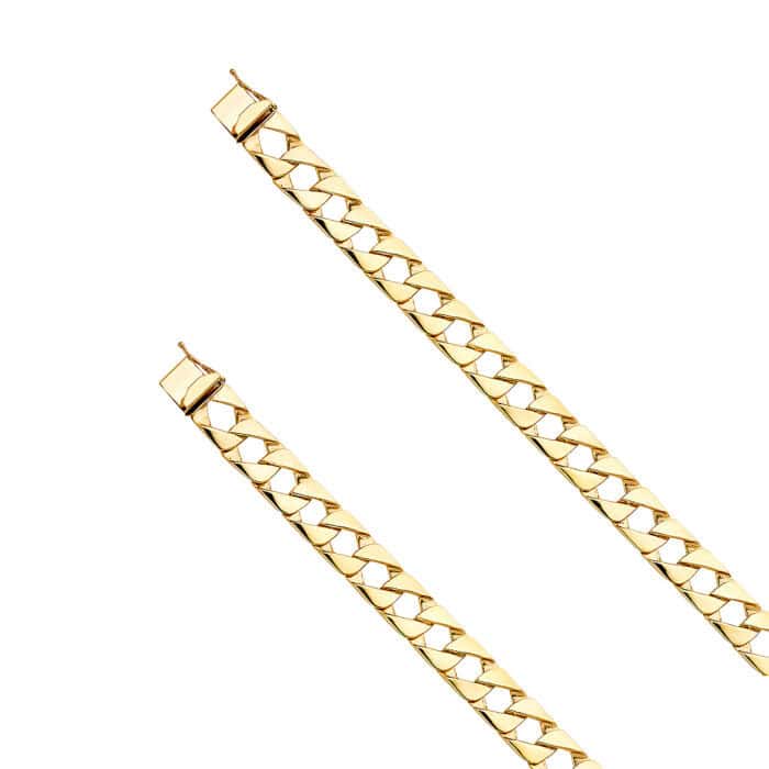 14K Yellow Gold Cuban Link Bracelet - 8.5" - Image 2