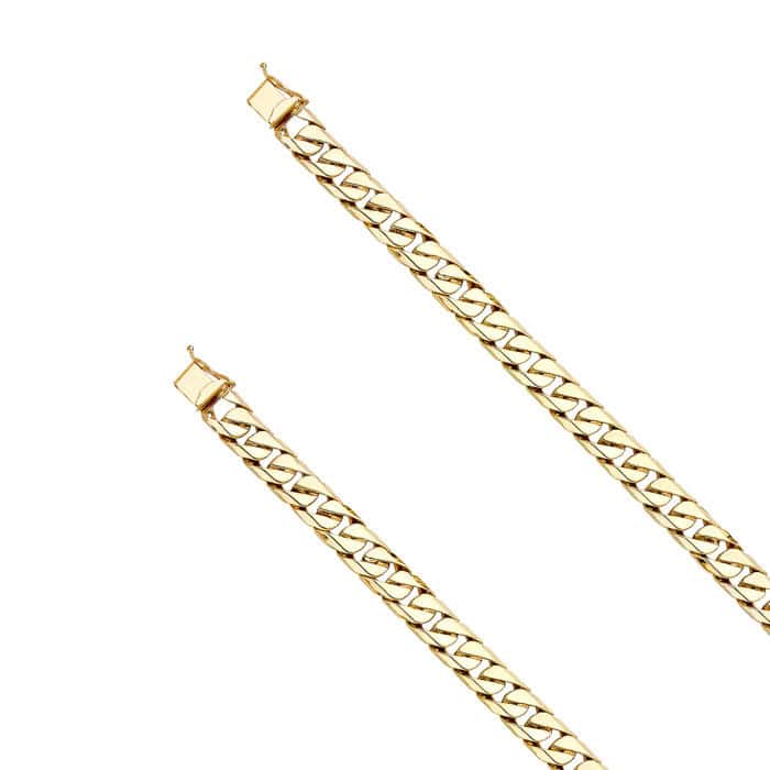 14K Yellow Gold Cuban Link Bracelet - 8.5" - Image 2
