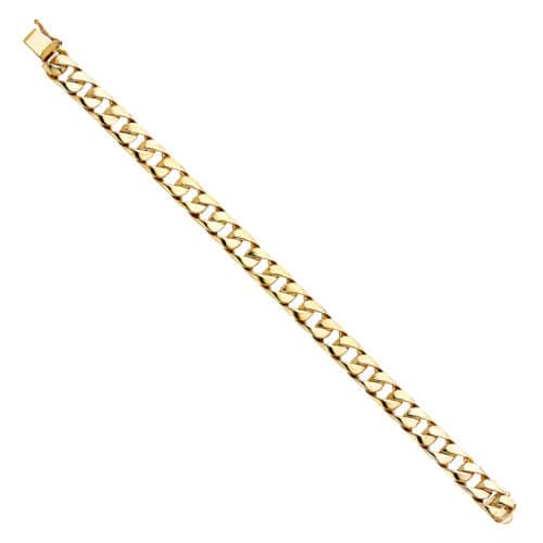 14K Yellow Gold Cuban Link Bracelet - 8.5"