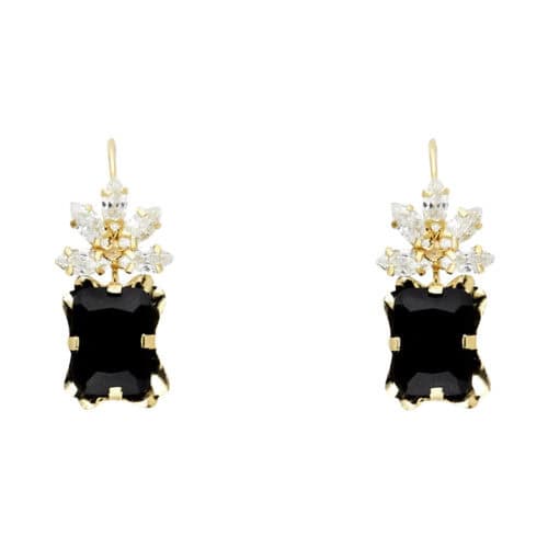 14K Yellow Gold Stud Earrings w/Screw